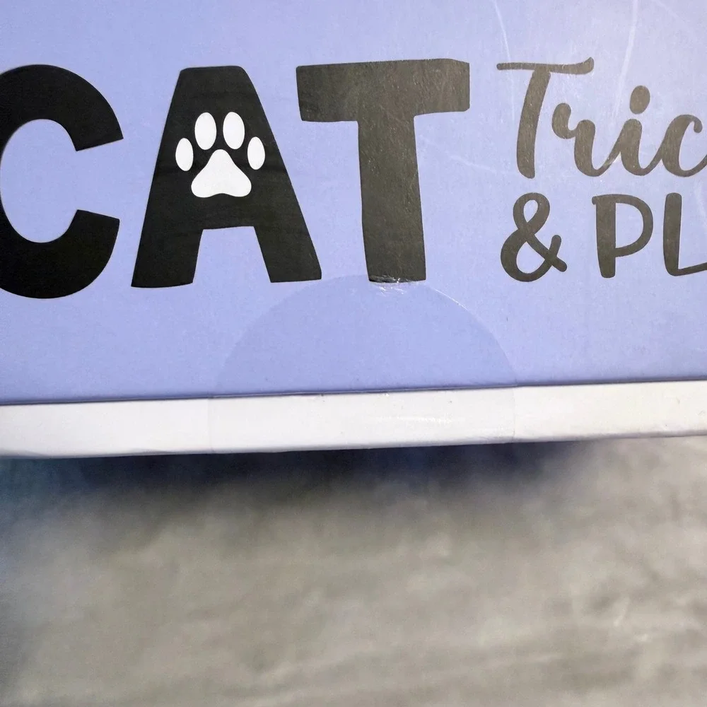 Hinkler Cat Tricks & Play Kit New Sealed Clicker Target Stick Cat Toys Book
